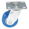Vestil Polyurethane Precision Ball Bearing Swivel Caster 4 In. x 2 In. 551 lb Blue/Gray CST-PB-4X2PUA-S - alternate 2